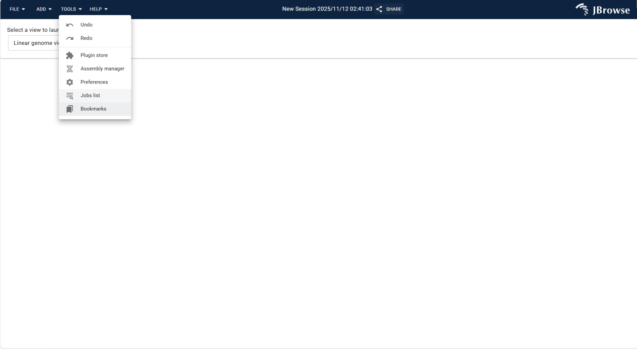 Screenshot of accessing Assembly Manager via TOOLS Menu