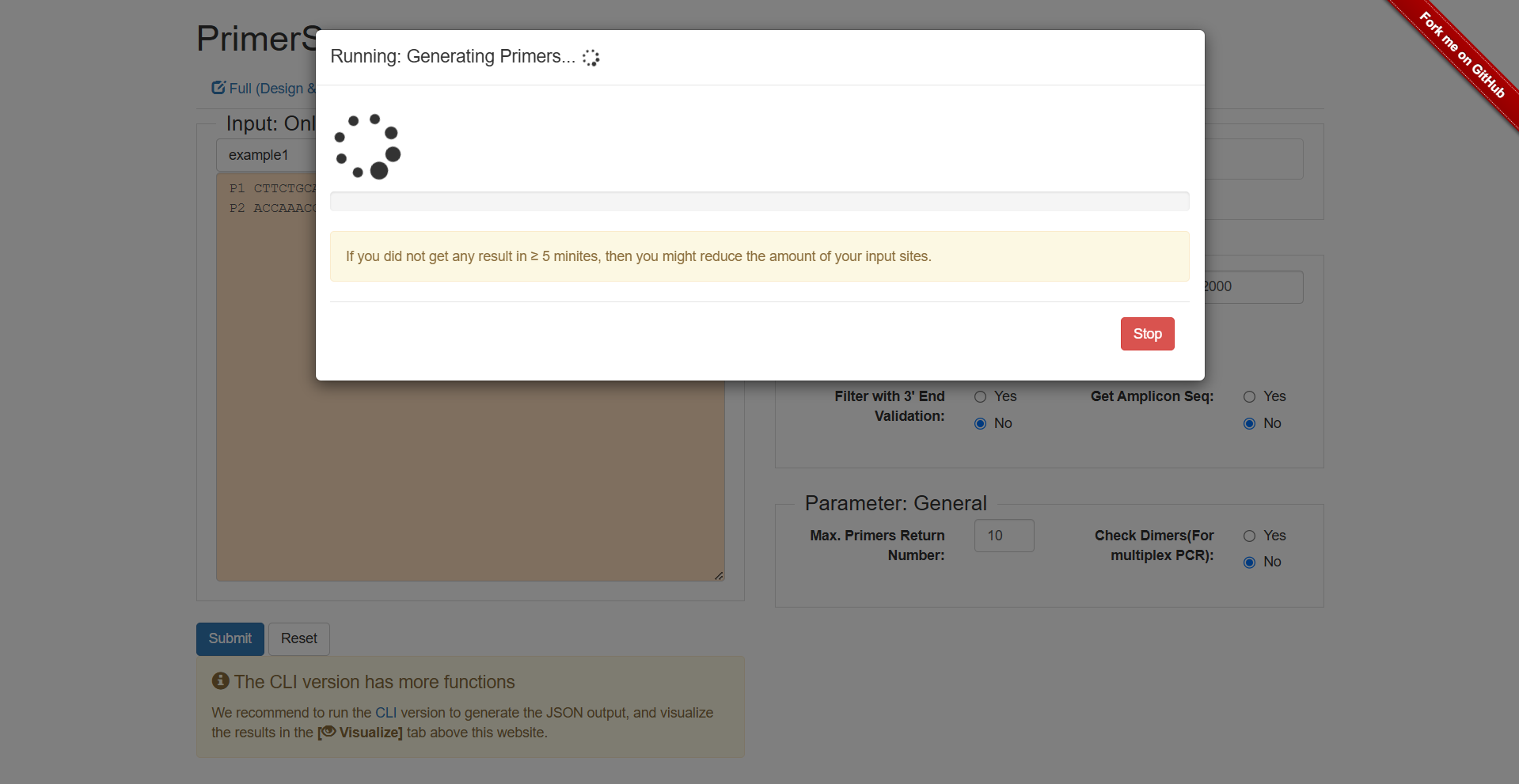 Please wait patiently on this interface